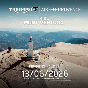 Ride au Mont Ventoux – Triumph Aix-en-Provence vous emmène sur la route du Géant de Provence.