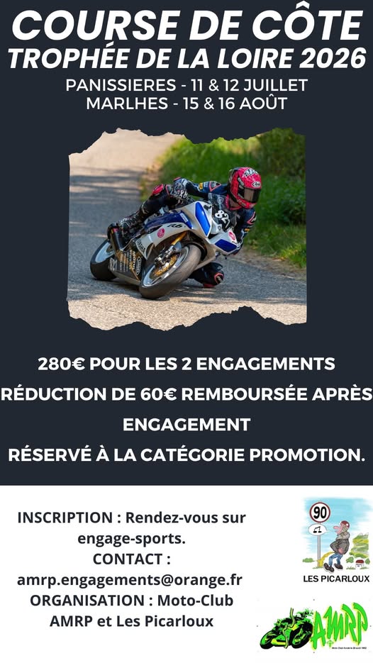Trophée de la Loire 2026 : 1ère Course de Côte à Panissières