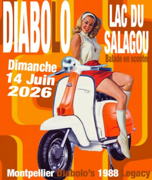 Balade au Lac du Salagou avec le Riquet's Scooter Club