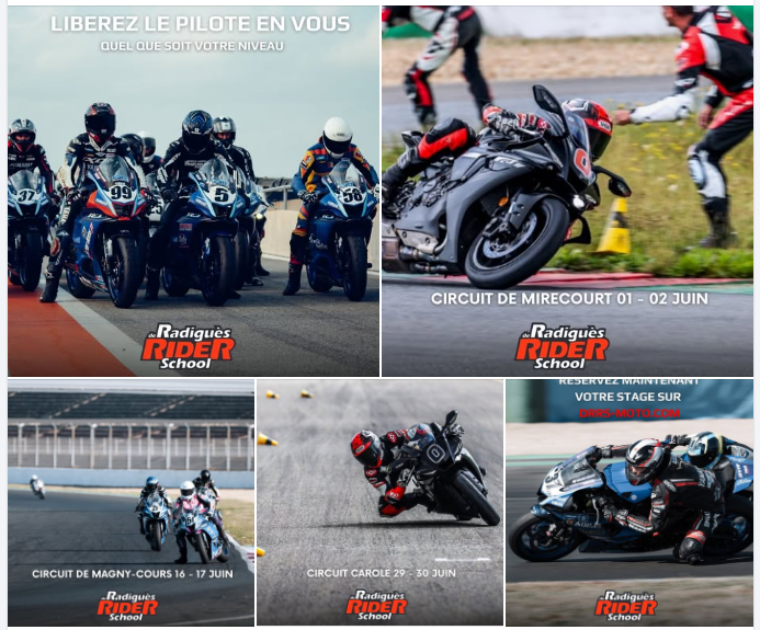 Vivez l’expérience circuit avec de Radiguès Rider School @drrsmoto
