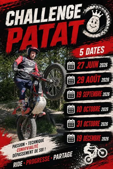 Challenge Patat 2026 organisé par le Champagne Trial Team