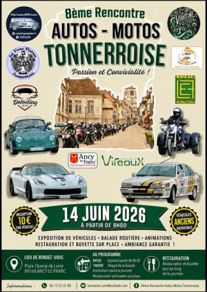 8ème Rencontre Autos Motos Tonnerroise