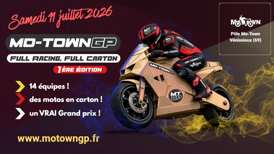 Le Mo-TownGP : La course la plus folle de motos en carton