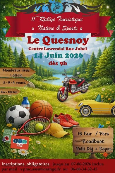 Rallye touristique de l'Association VPMC