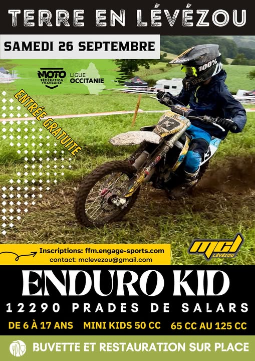 Enduro Kids au Moto Club du Lévezou