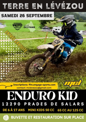 Enduro Kids au Moto Club du Lévezou