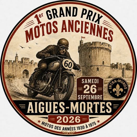 1er Grand Prix de Motos Anciennes à Aigues-Mortes
