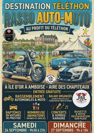 Rassemblement Auto/Moto au profit du Téléthon