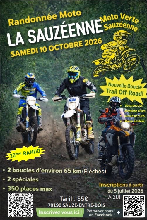 Randonnée Moto la Sauzéenne