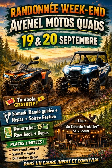 Weekend Quads et SSV avec Avenel Motos