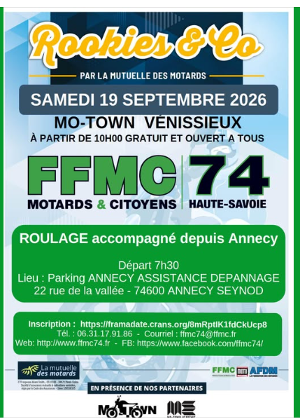 Roulage accompagné FFMC 74 vers Mo-Town (Vénissieux)