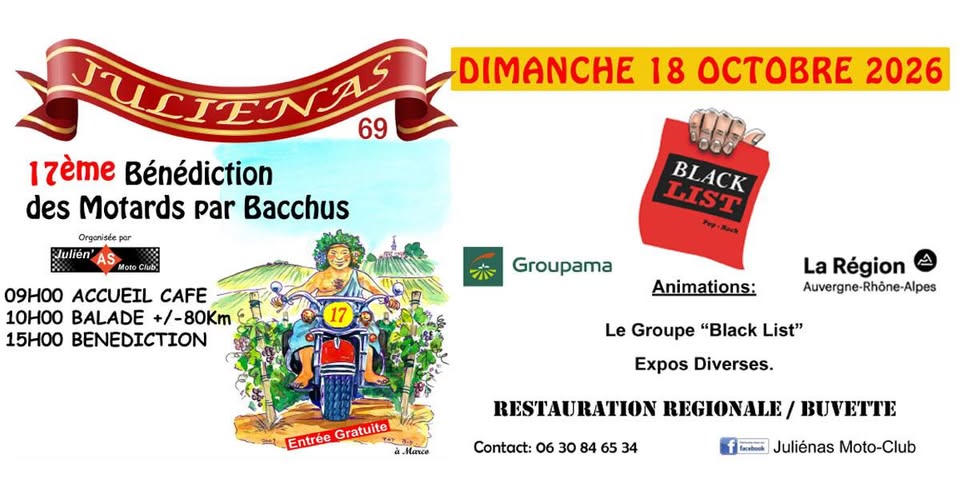 17ème Bénédiction des Motards par Bacchus