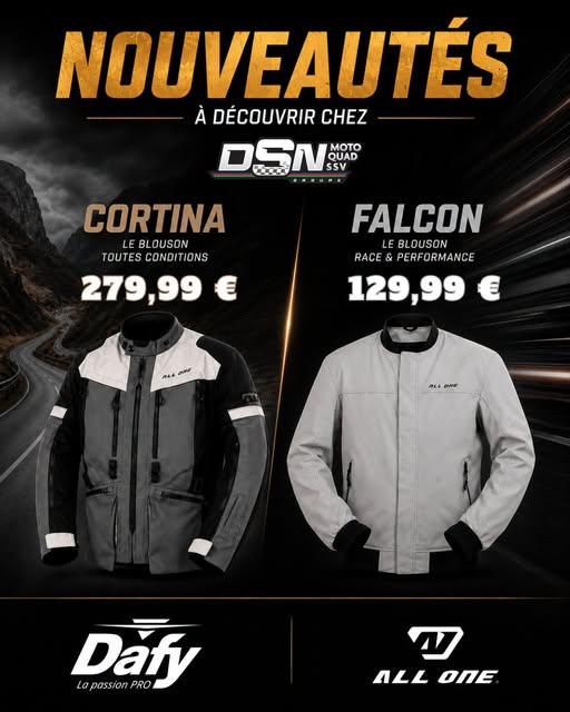 Nouveautés ALL ONE chez DSN Motos Dafy