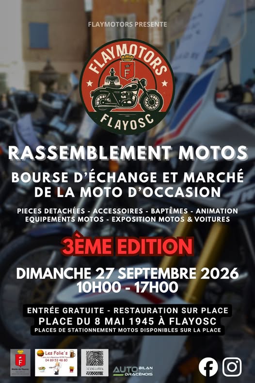 3ème Rassemblement moto à Flayosc
