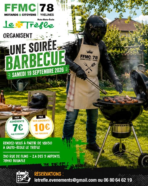 Soirée BBQ de rentrée avec la FFMC 78