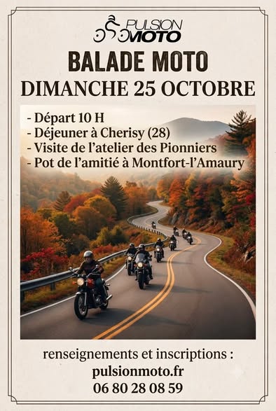 Balade moto avec Pulsion Moto