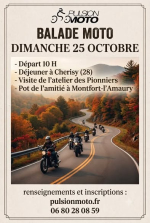 Balade moto avec Pulsion Moto