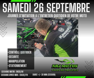 On vous ouvre les portes de notre zone technique ! Simplement : on partage un café, on sort les outils, et on vous montre comment entretenir votre moto !