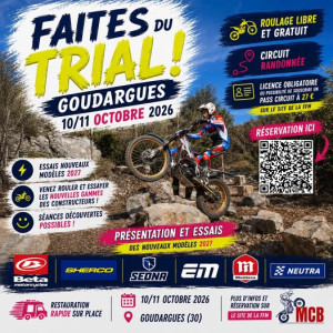 Week-end « Faites du Trial » à Goudargue