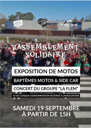 Rassemblement Motos Solidaire à Pornic