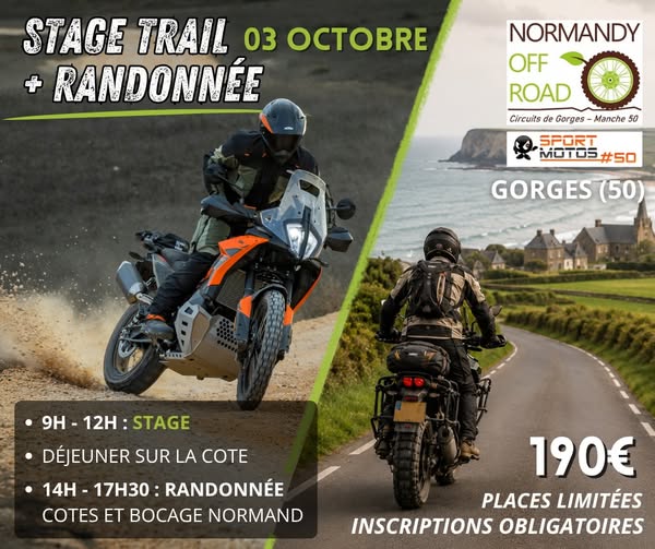 Stage Trail + Randonnée avec Normandie Off Road