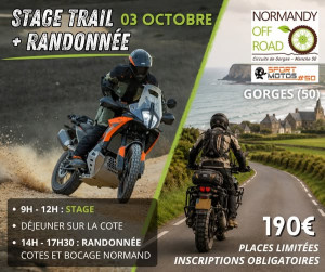 Stage Trail + Randonnée avec Normandie Off Road