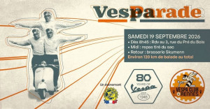 Vespa Parade avec le Vespa Club de Rennes