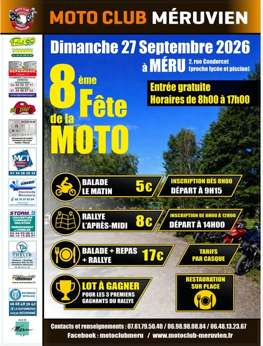 Fête de la Moto du Moto Club Méruvien
